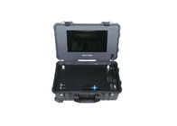 Briefcase Portable COFDM Video Receiver Dengan Monitor LCD 15.6 Inch H.264