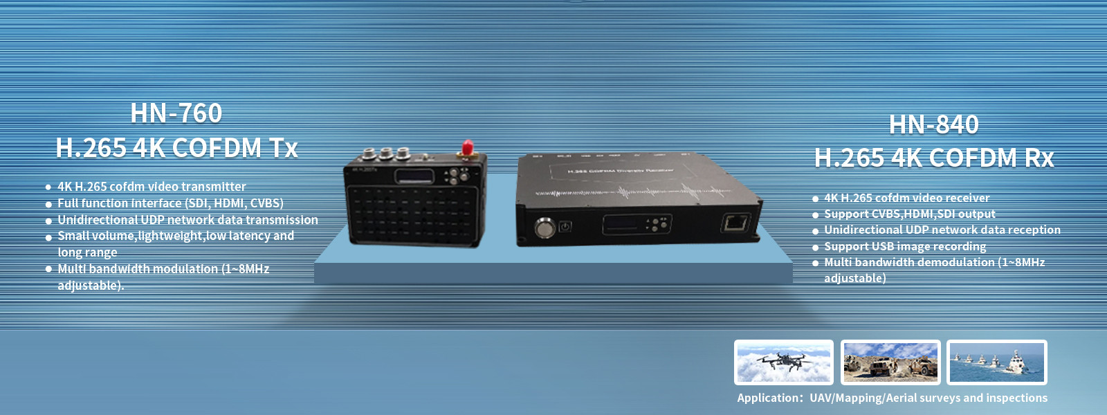 kualitas COFDM Video Transmitter pabrik